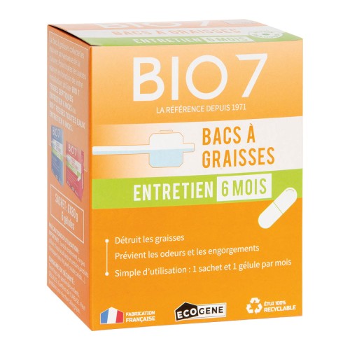 NOWE opakowanie BIO7 Tłuszcze 6 miesięcy.