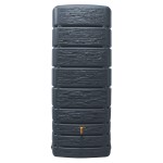 OUTLET Zbiornik na deszczówkę Slim Stone Decor 500L grafitowoszary