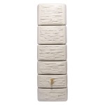 OUTLET Zbiornik na deszczówkę Slim Stone Decor 330L beżowy