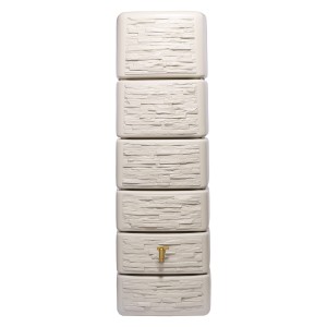OUTLET Zbiornik na deszczówkę Slim Stone Decor 330L beżowy