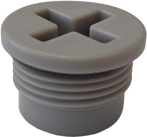 Korek do zbiorników ozdobnych - szary (3/4")