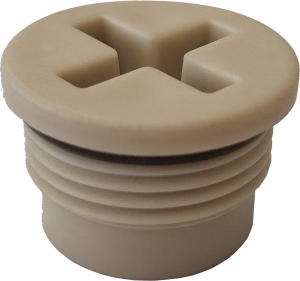 Korek do zbiorników ozdobnych - beżowy (3/4")