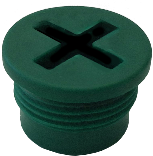 Korek do zbiorników ozdobnych - zielony