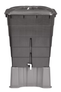 OUTLET Zbiornik na deszczówkę Square 300L ciemny grafit