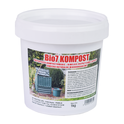 BIO7 KOMPOST - preparat przyspieszający proces kompostowania.