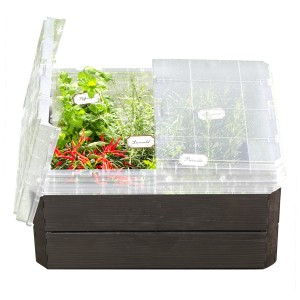 Pokrywa szklarniowa dla grządek Ergo Quadro M 60x80x10